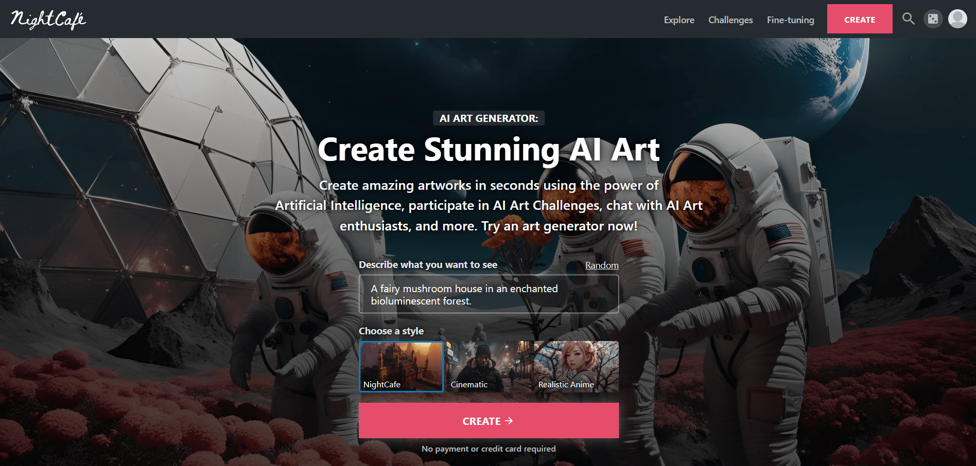 NightCafe Studio: AI Art Generator for Stunning Creations