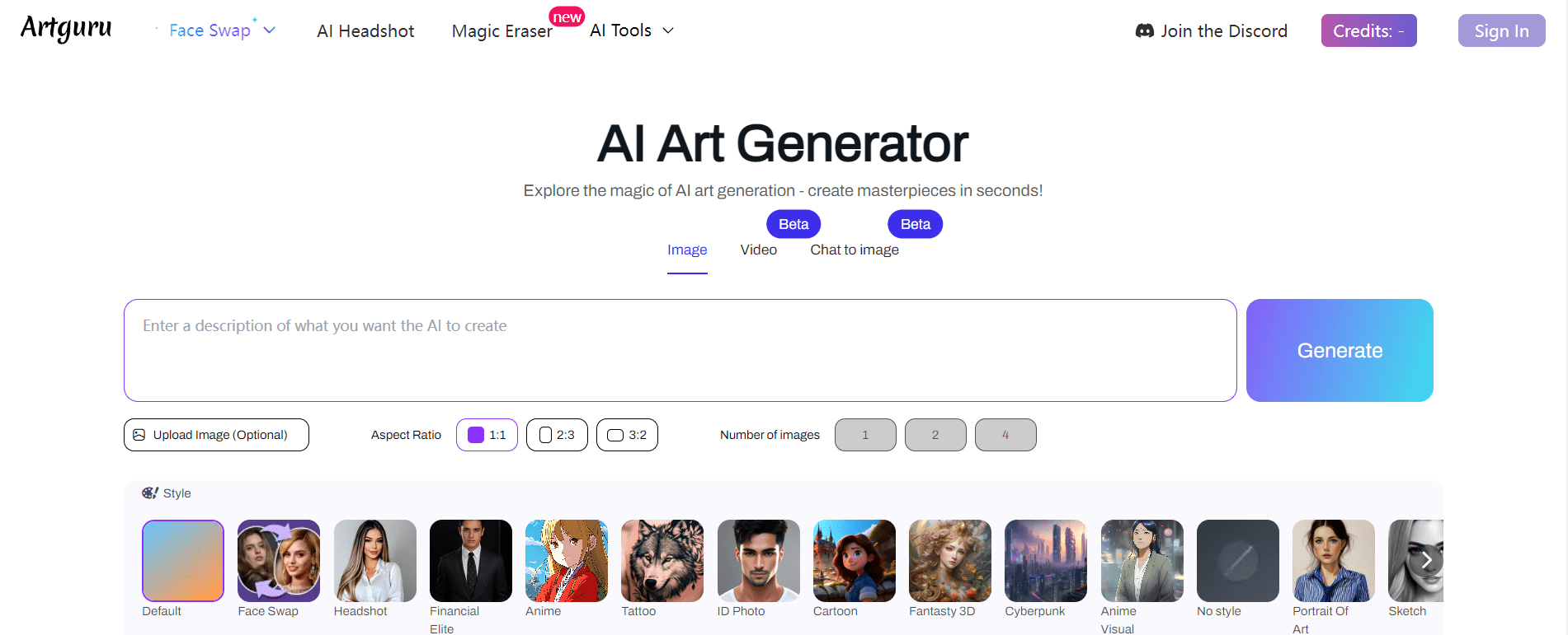 ArtGuru: Revolutionizing AI Art Generation and Face Swap Technology ...