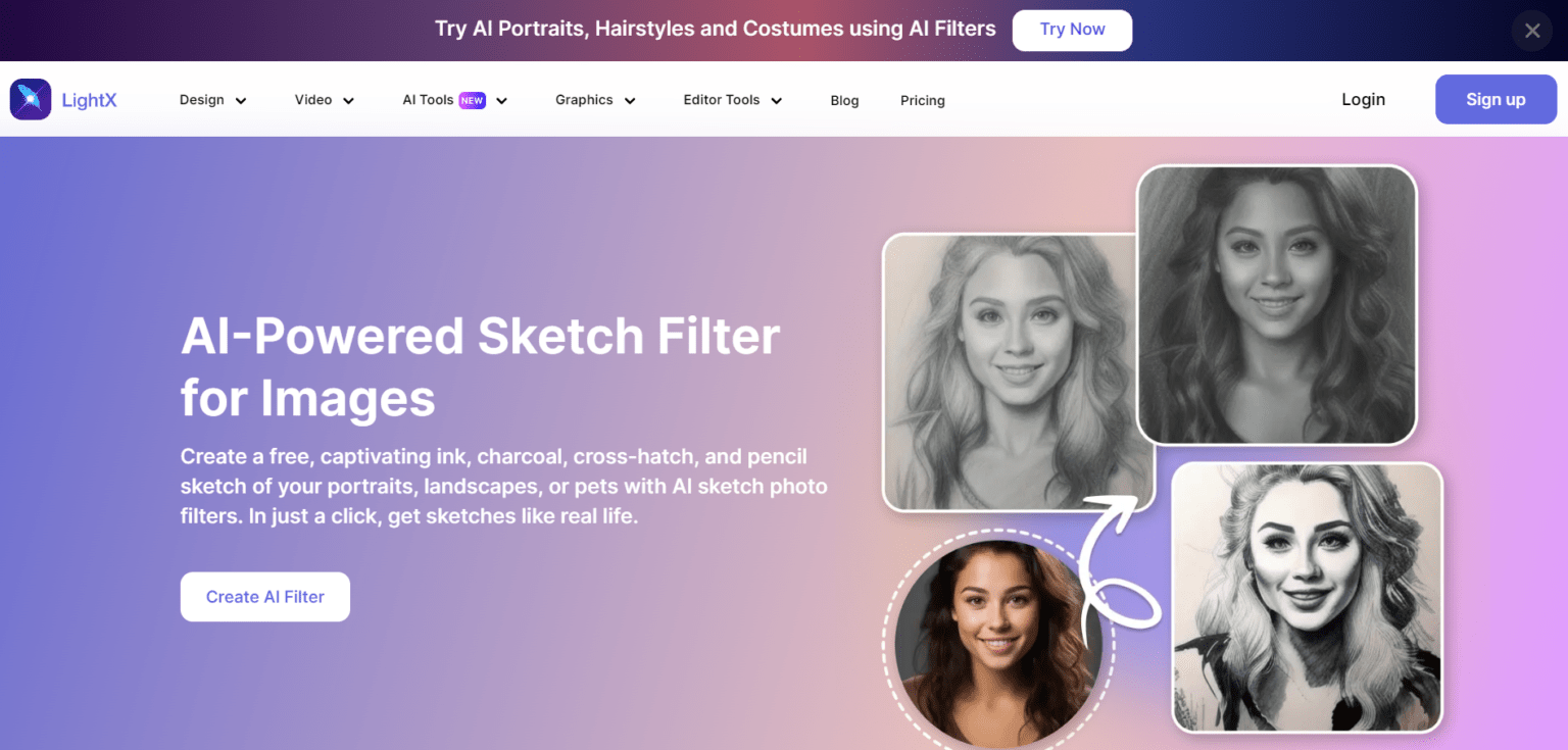 Top AI Tools for Converting Photo to Sketch 2024 | PromeAI