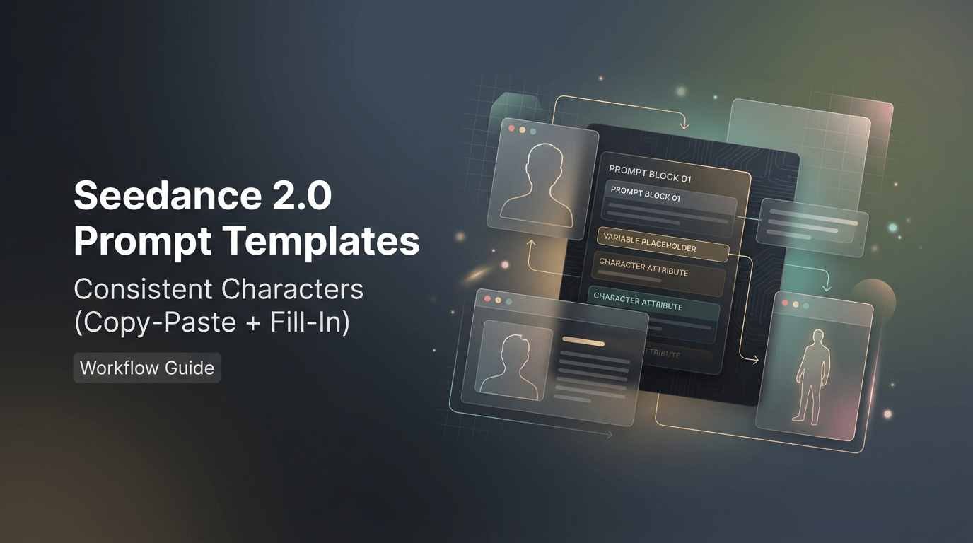 Seedance 2.0 Prompt Templates for Consistent Characters (Copy-Paste ...