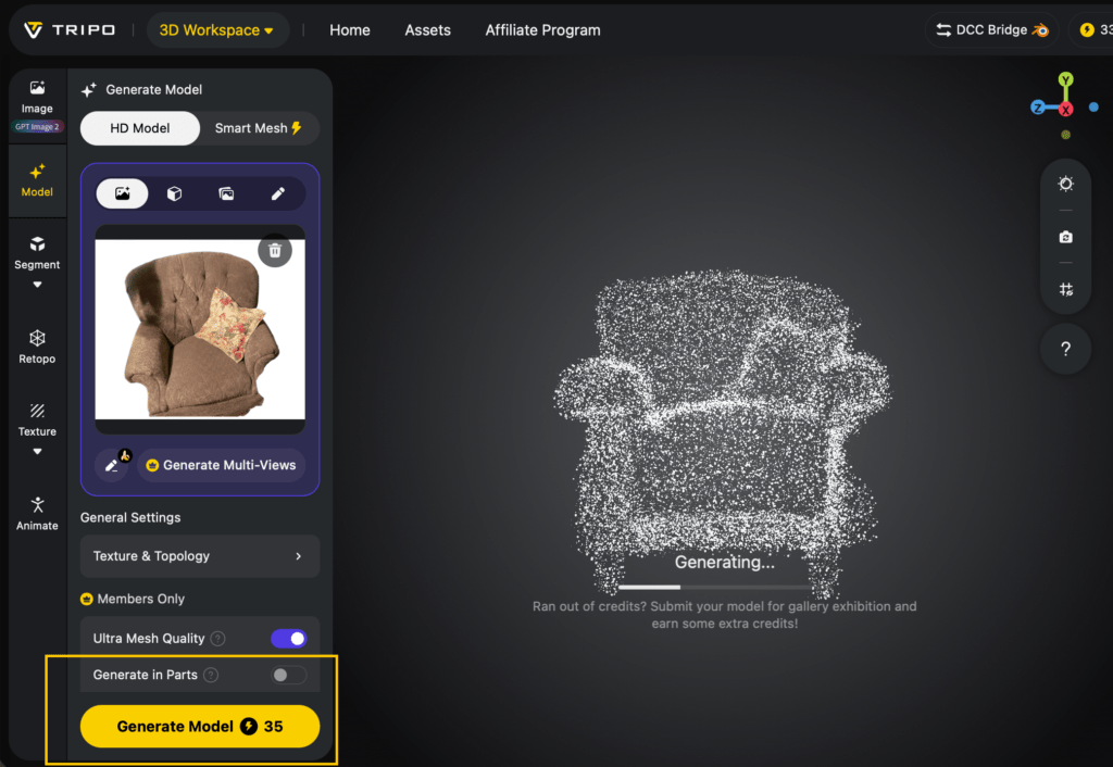 tripo 3d